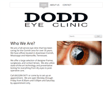 Tablet Screenshot of doddeyeclinic.com